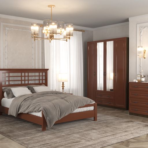 Кровать «Герда», орех